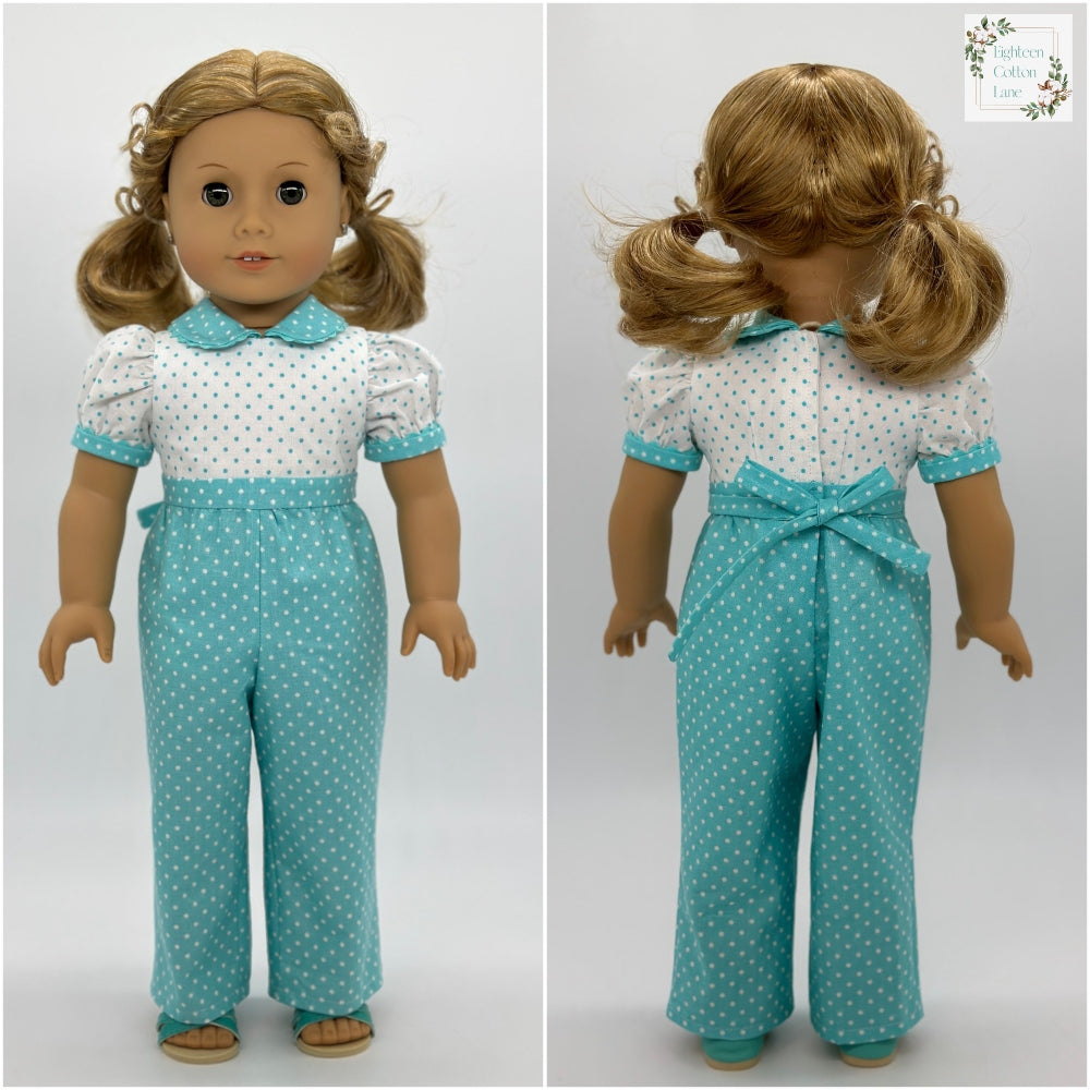 Let's Plant a Victory Garden! 18" Doll Clothes Pattern