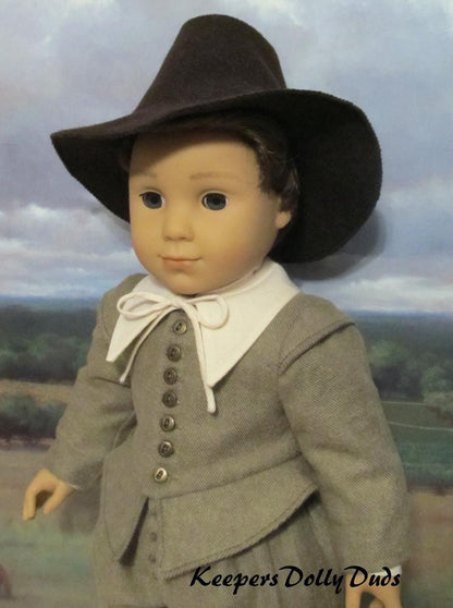 Pilgrim Boy 18" Doll Clothes Pattern