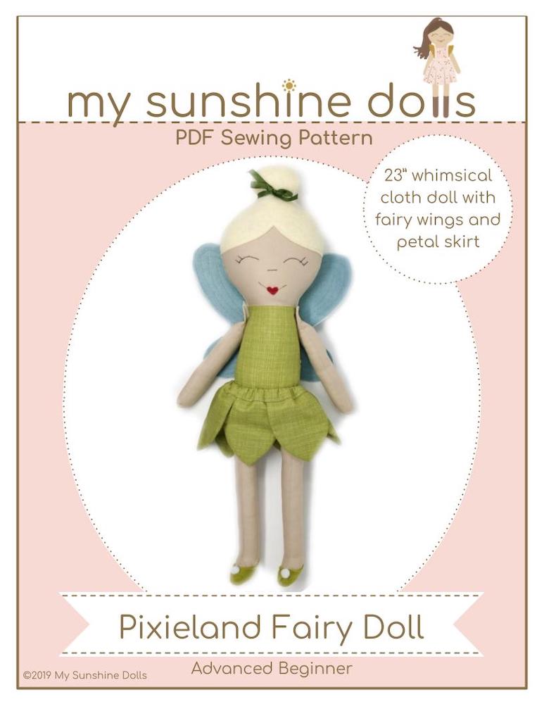 Pixieland Fairy 23" Cloth Doll Pattern