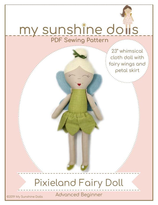 Pixieland Fairy 23" Cloth Doll Pattern