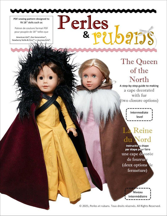 The Queen of the North 18" Doll Clothes Pattern