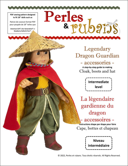 Legendary Dragon Guardian Accessories 18" Doll Clothes Pattern