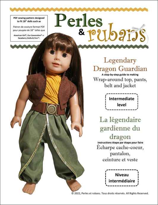 Legendary Dragon Guardian 18" Doll Clothes Pattern