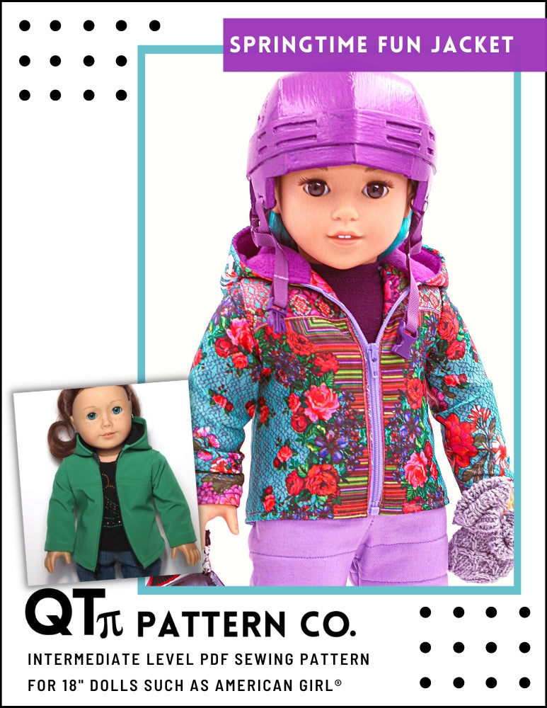 Springtime Fun Jacket 18" Dolls