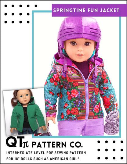 Springtime Fun Jacket 18" Dolls