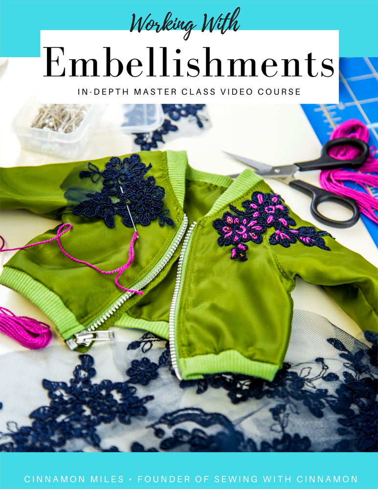 Working With Embellishments - Master Class Video Course