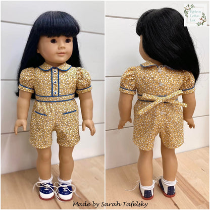 Let's Plant a Victory Garden! 18" Doll Clothes Pattern