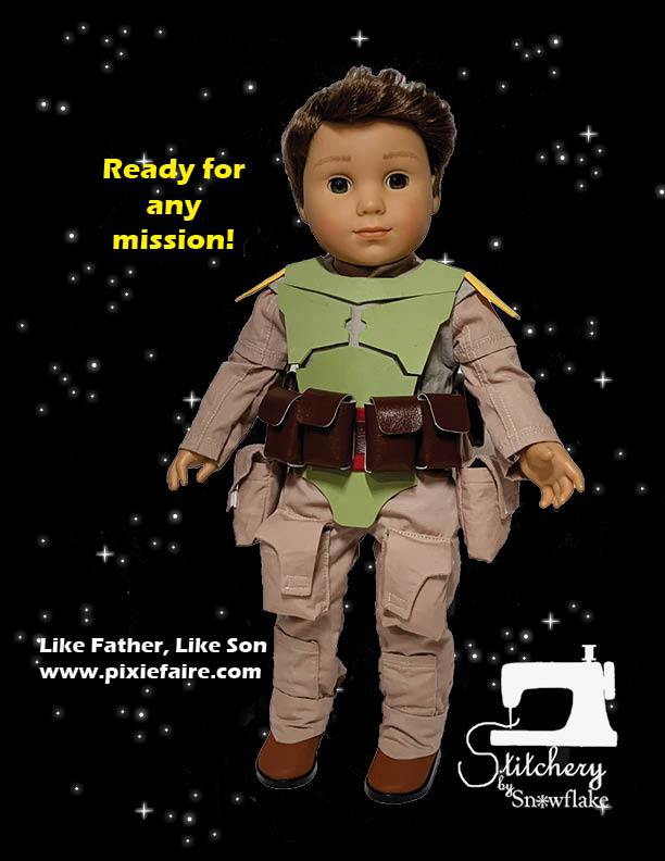 Like Father, Like Son 18" Doll Clothes Pattern