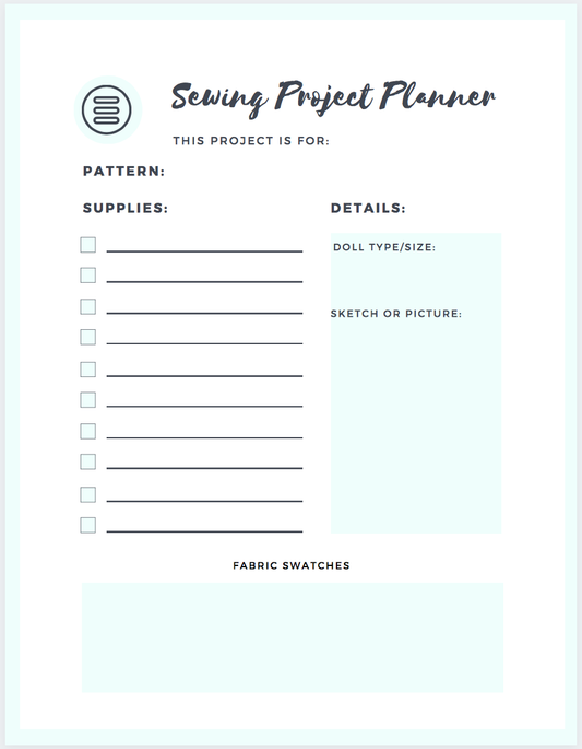 SWC Sewing Project Planner
