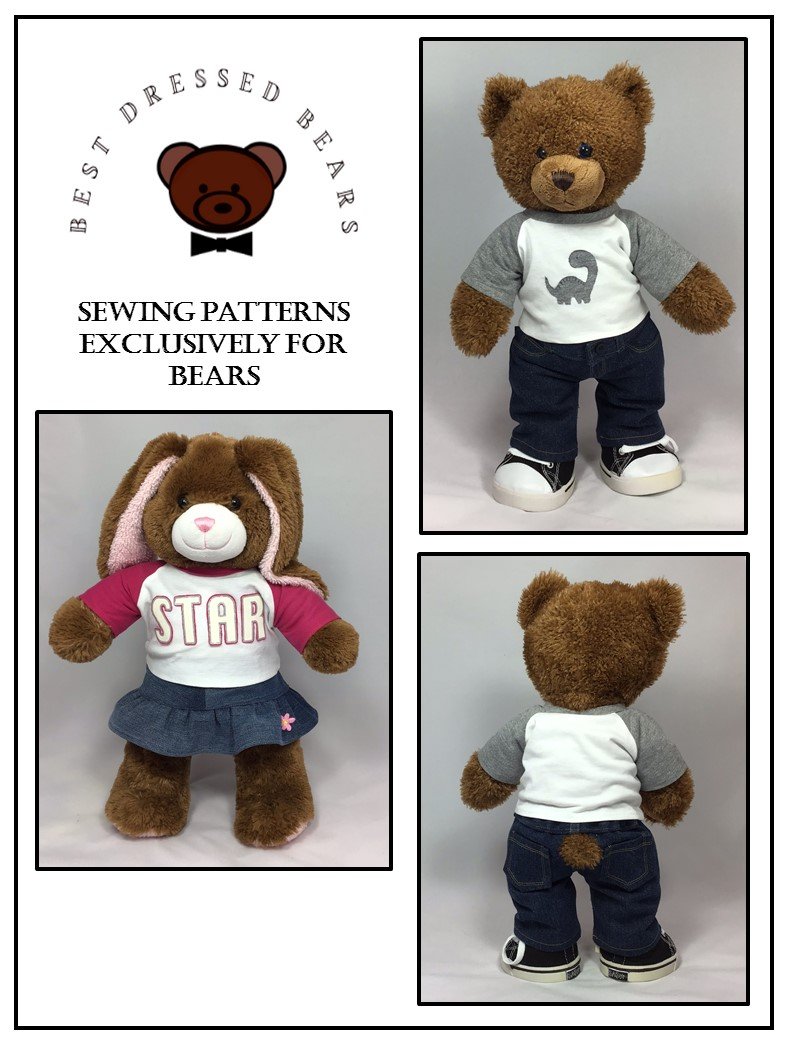 The Taylor Tee Pattern for Build-A-Bear Dolls