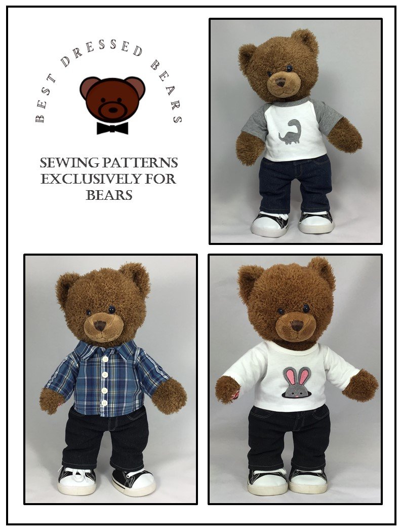 Montana Jeans Pattern for Build-A-Bear Dolls