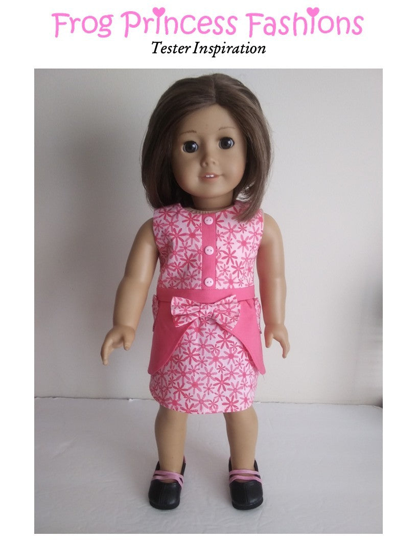 Sweetheart Skirt 18" Doll Clothes Pattern