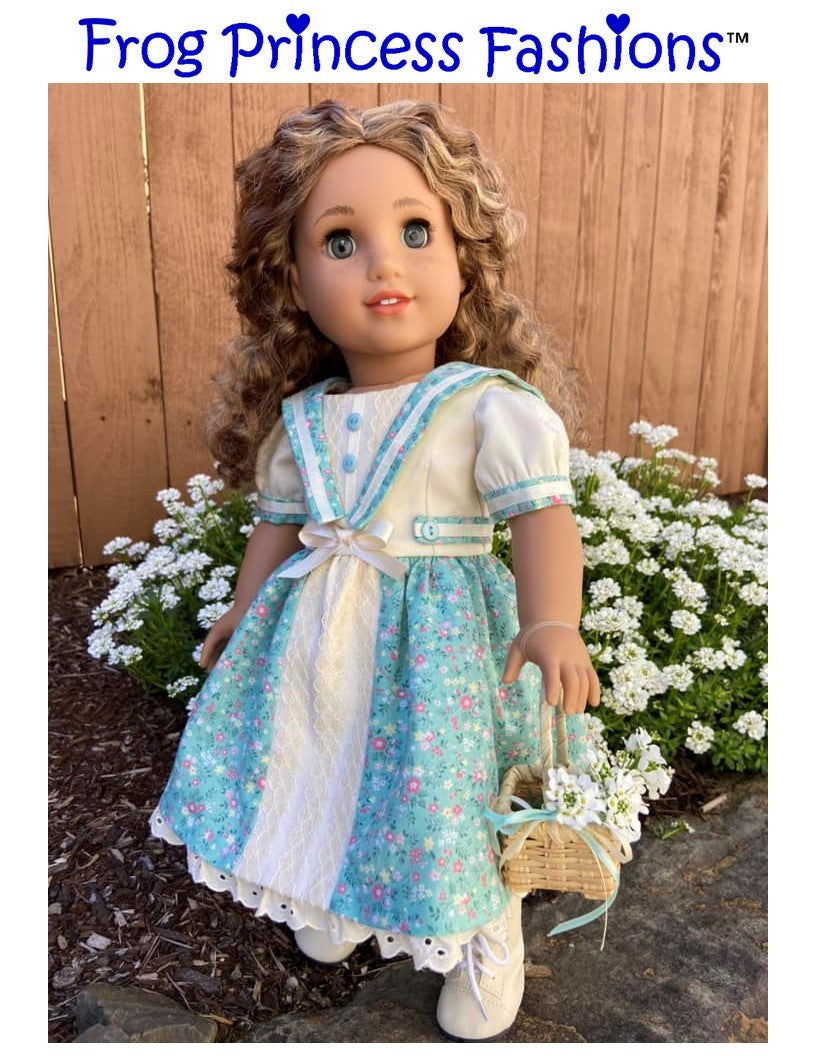 The Saylor Dress 18" Doll Clothes Pattern
