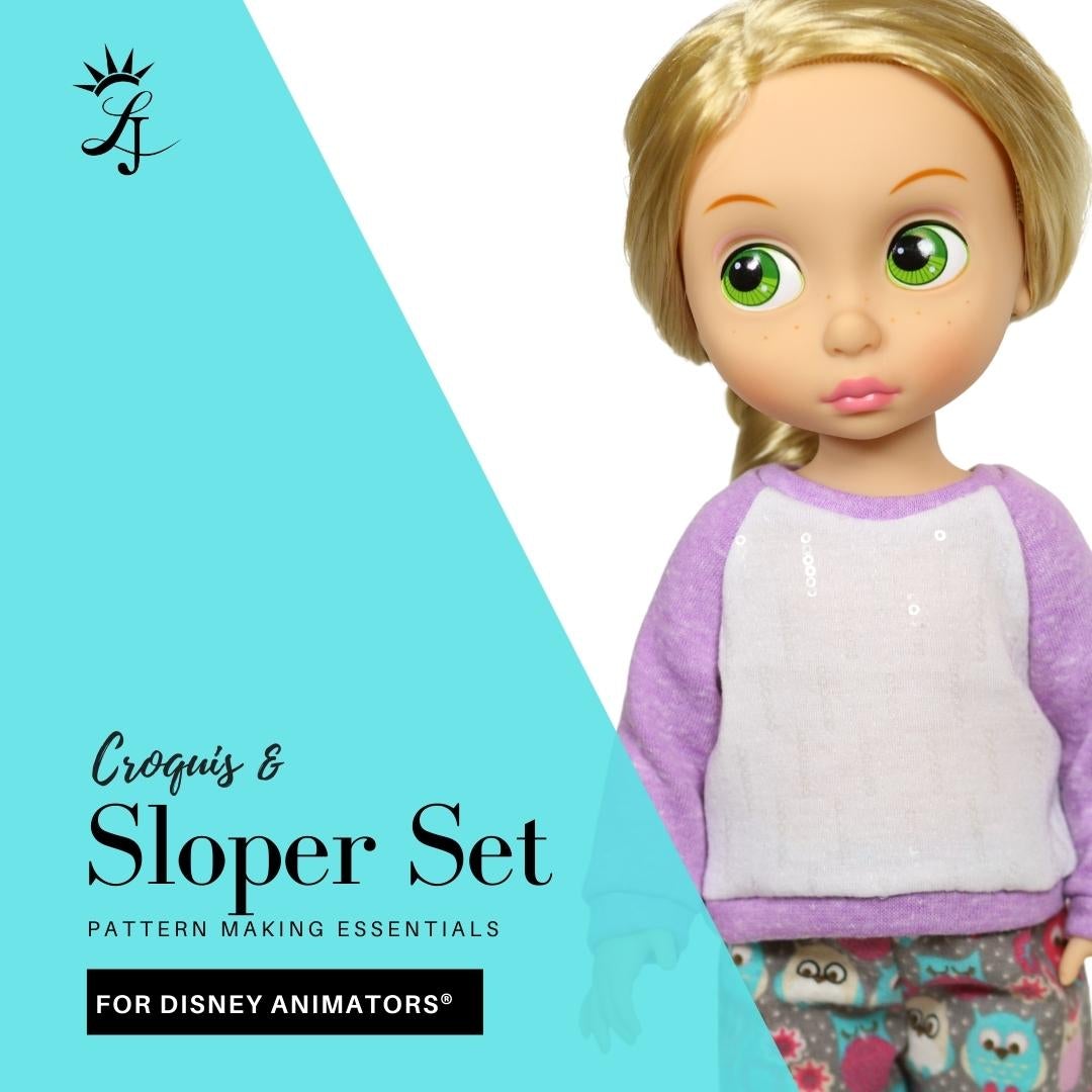 Croquis and Sloper Set - 16 inch DIS Animation Style Doll