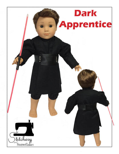 Dark Apprentice 18" Doll Clothes Pattern