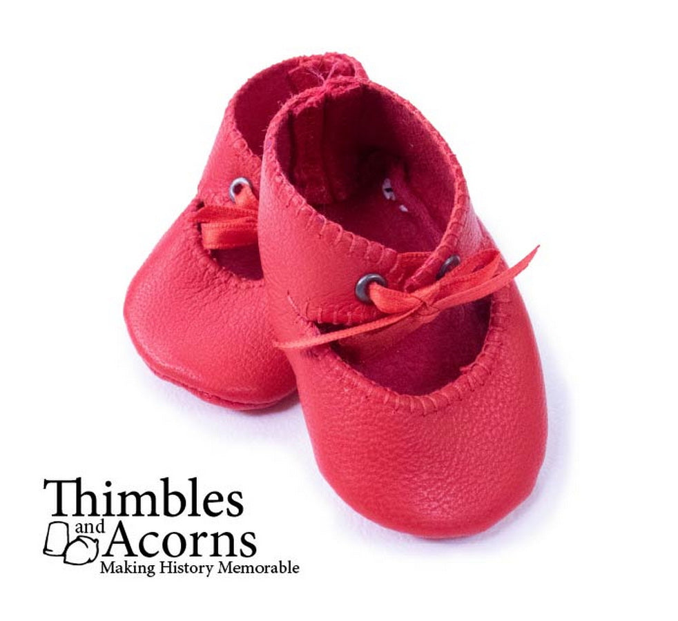 Tab Laced Turnshoes 18" Doll Shoe Pattern