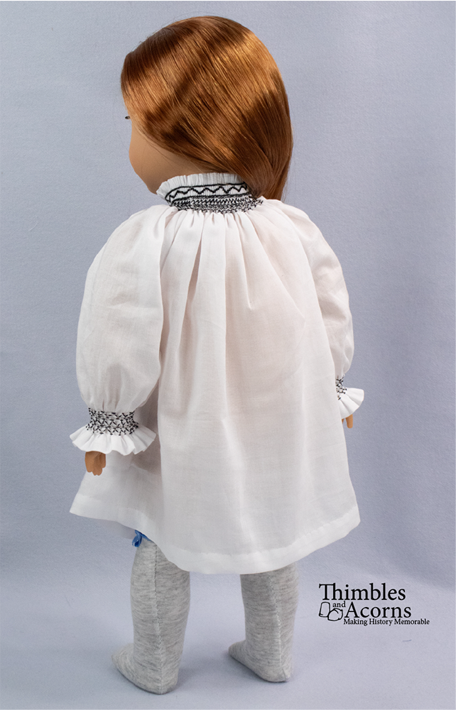 16th Century German Smocked Hemd 18" Doll Clothes Pattern