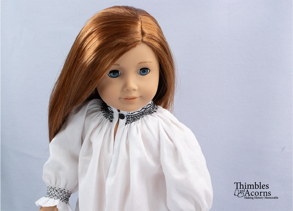 16th Century German Smocked Hemd 18" Doll Clothes Pattern