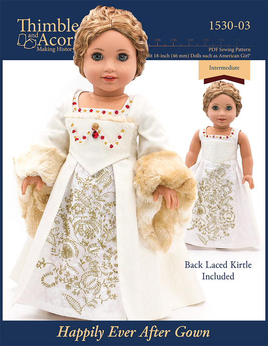 Happily Ever After Gown 18" Doll Clothes