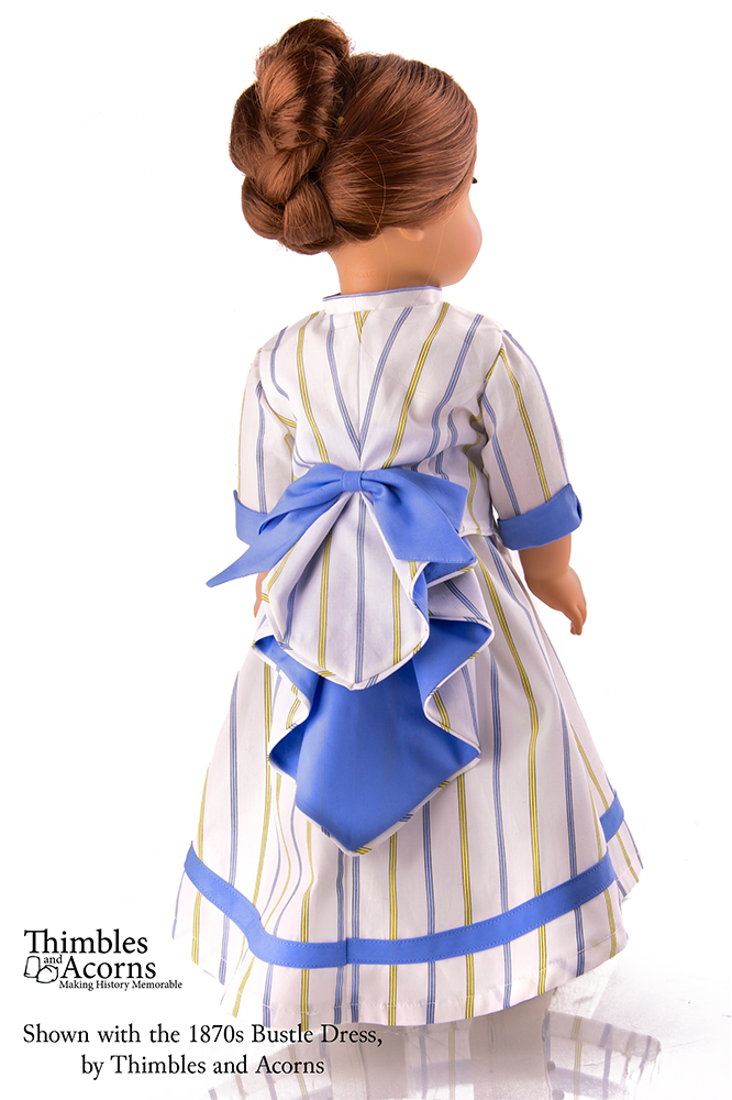 Waterfall Bustle 18" Doll Clothes Pattern