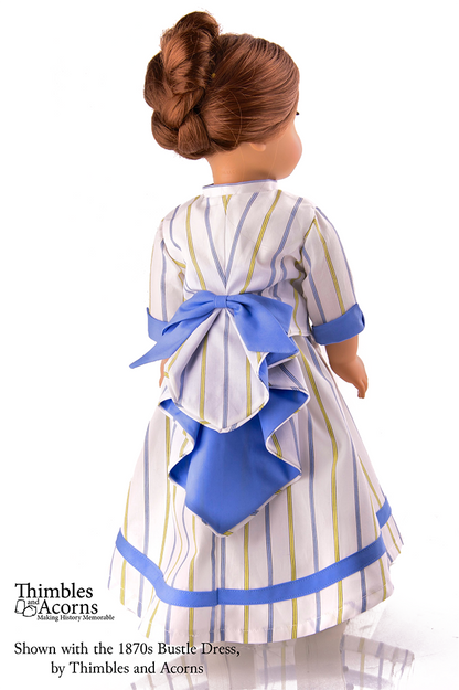 Waterfall Bustle 18" Doll Clothes Pattern