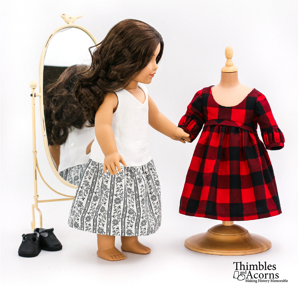 North Woods Dress 18" Doll Clothes Pattern