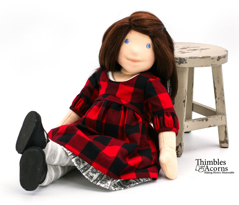 North Woods Dress 18" Doll Clothes Pattern