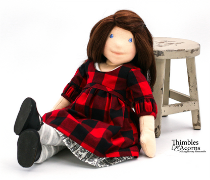 North Woods Dress 18" Doll Clothes Pattern