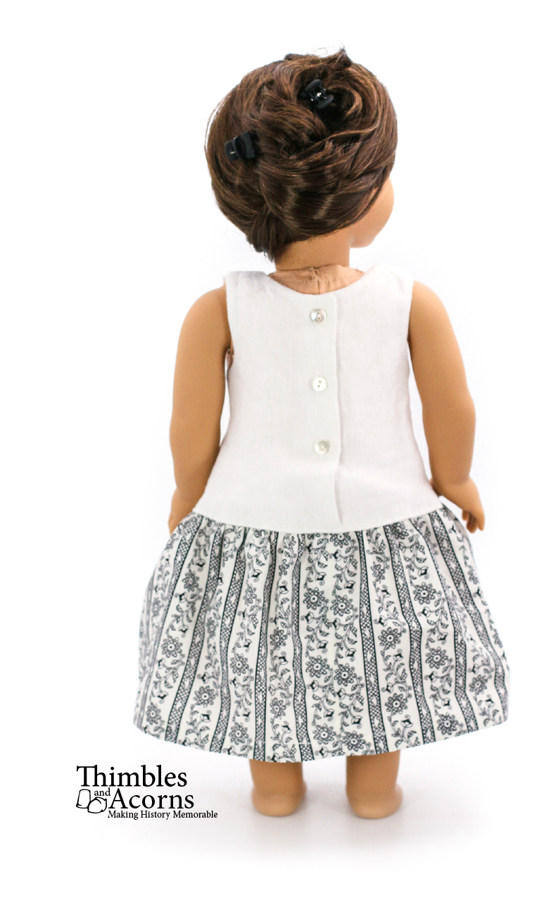 North Woods Dress 18" Doll Clothes Pattern