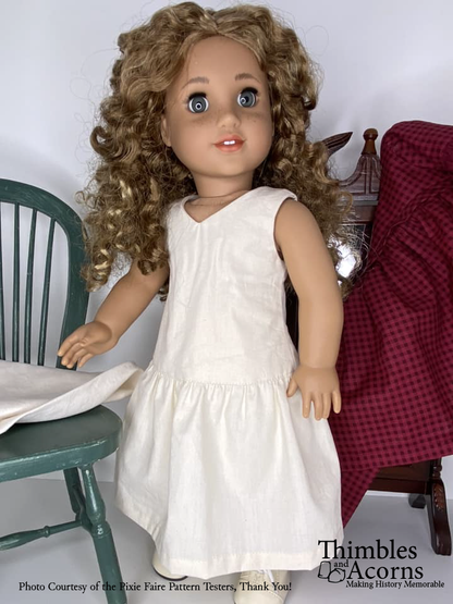 North Woods Dress 18" Doll Clothes Pattern