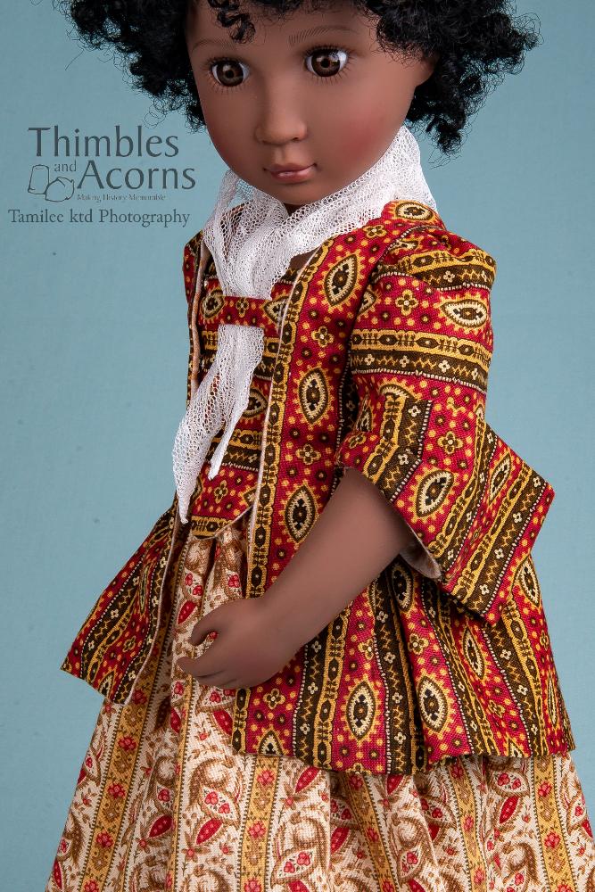 Sacque Back Gown and Pet en l'ier Jacket For AGAT Dolls