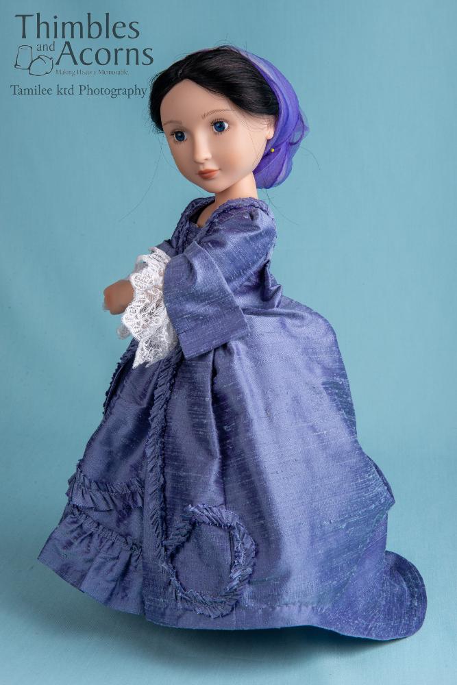 Sacque Back Gown and Pet en l'ier Jacket For AGAT Dolls