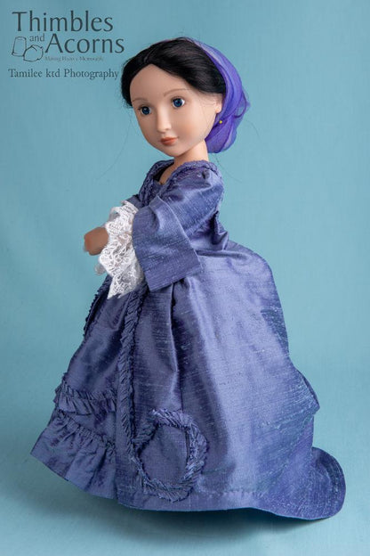 Sacque Back Gown and Pet en l'ier Jacket For AGAT Dolls