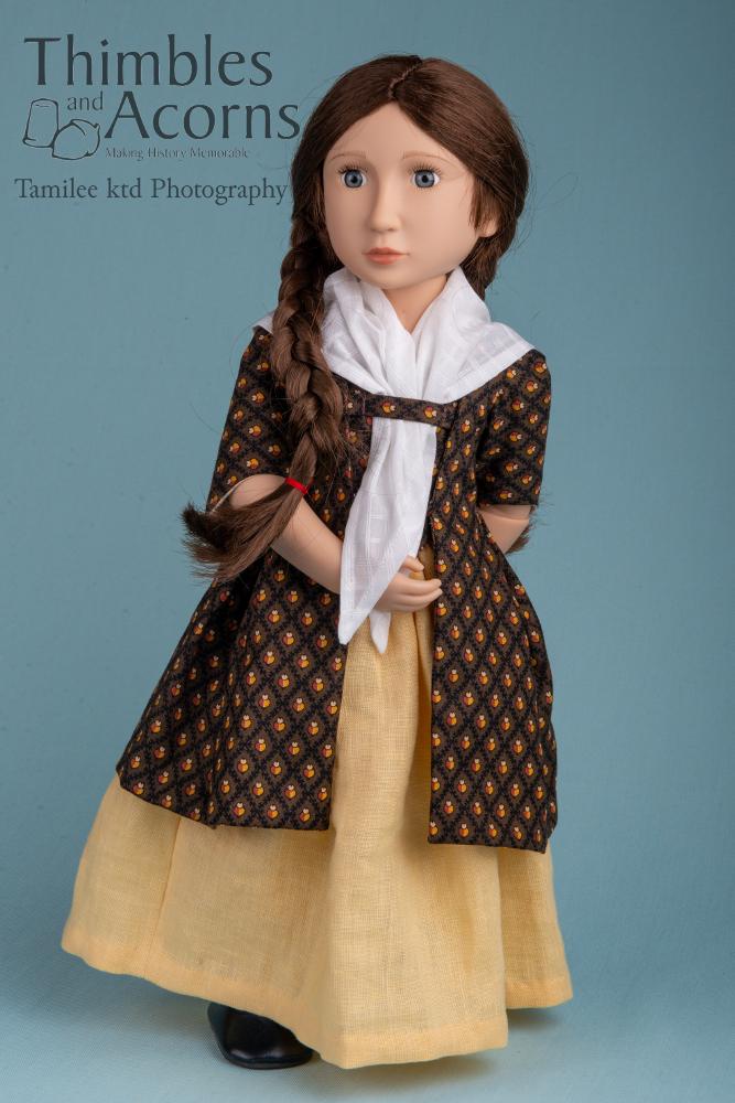 Sacque Back Gown and Pet en l'ier Jacket For AGAT Dolls