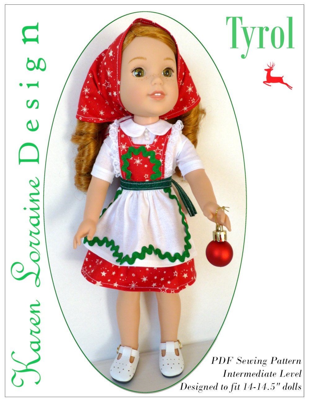Tyrol 14-14.5 Inch Doll Clothes Pattern