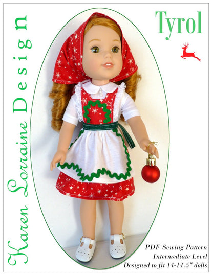 Tyrol 14-14.5 Inch Doll Clothes Pattern