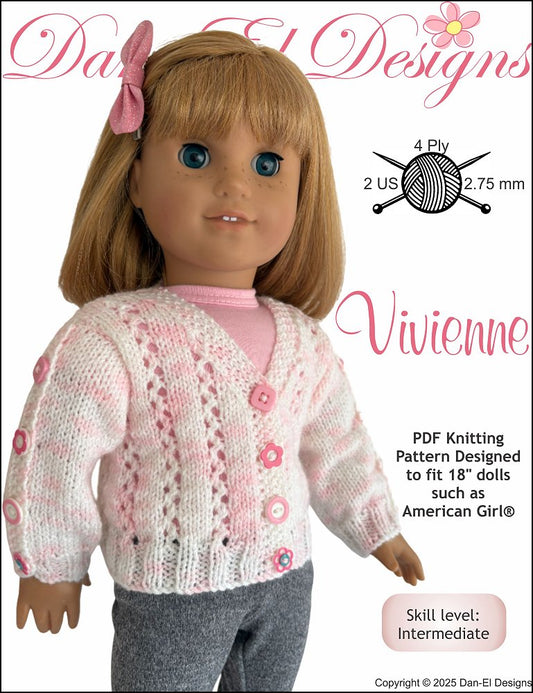 Vivienne 18" Doll Clothes Knitting Pattern