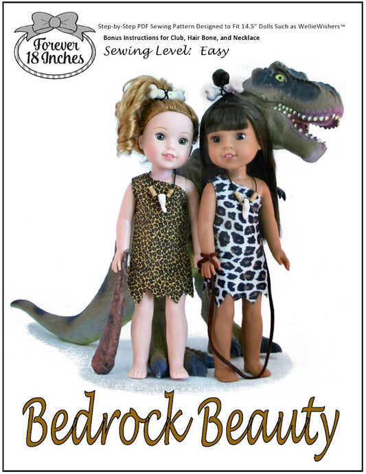 Bedrock Beauty 14.5" Doll Clothes Pattern
