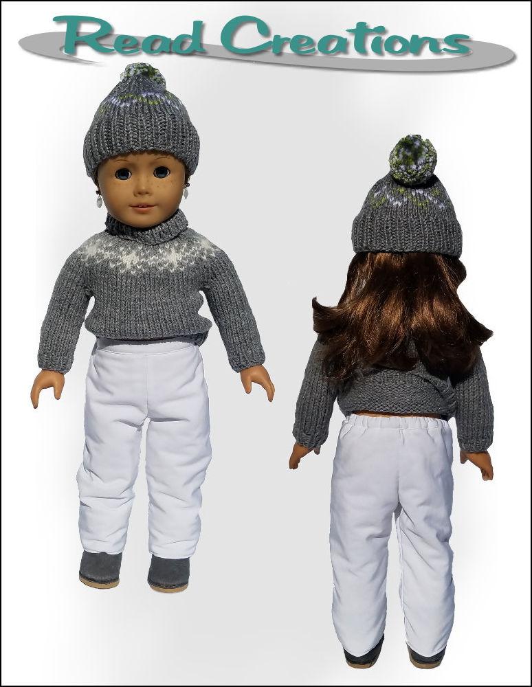 Snow Pants 18" Doll Clothes Pattern