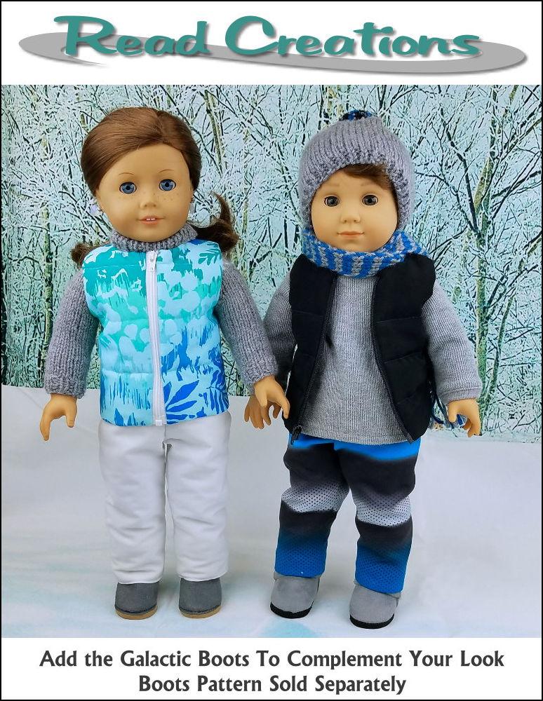 Snow Pants 18" Doll Clothes Pattern