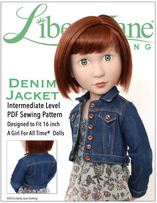 Denim Jacket Pattern for AGAT Dolls