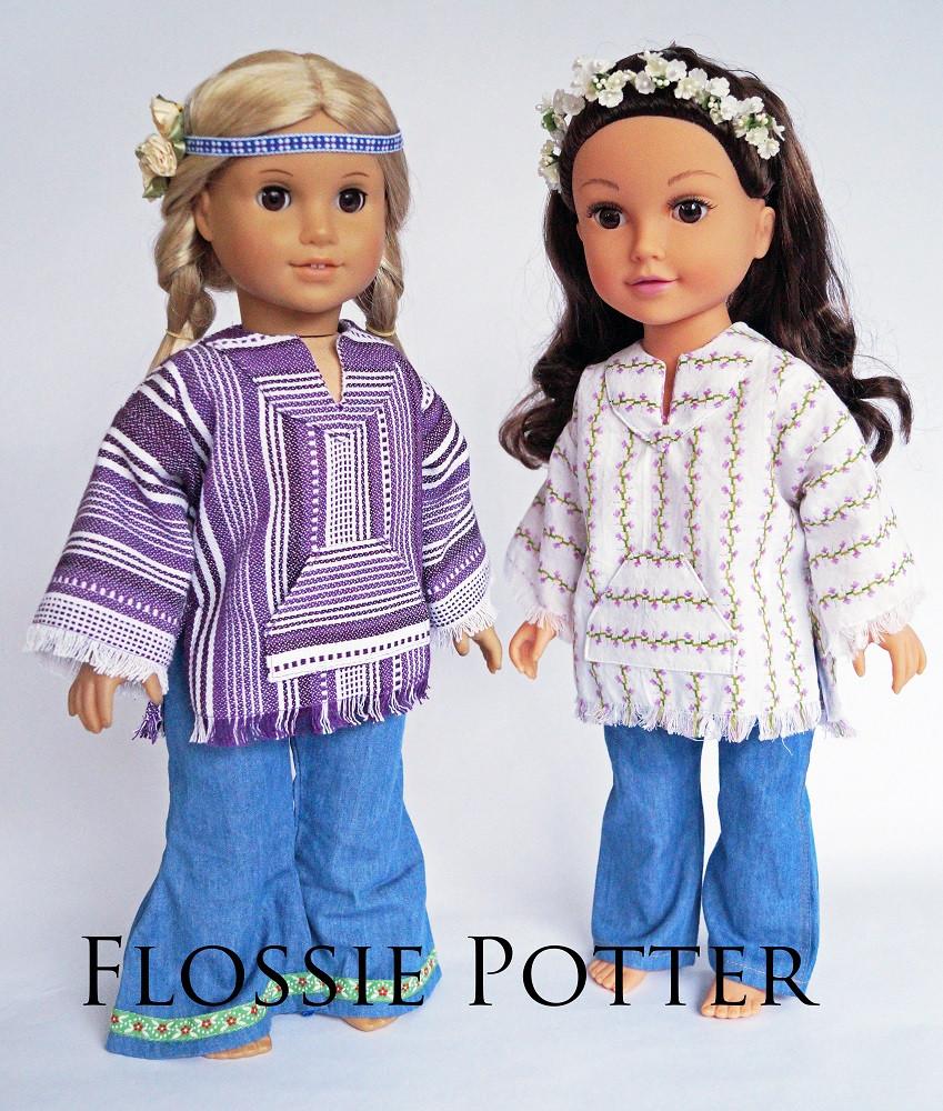 California Baja 18" Doll Clothes Pattern