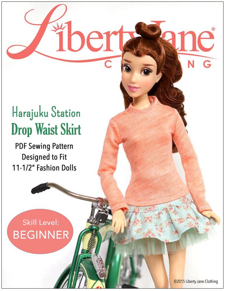 Harajuku Station Skirt for 11 1/2" Fashion Dolls