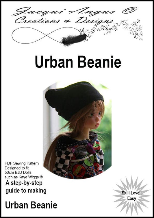 Urban Beanie Pattern for MSD Ball Jointed Dolls