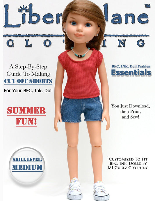 Cut Off Shorts for BFC, Ink Dolls