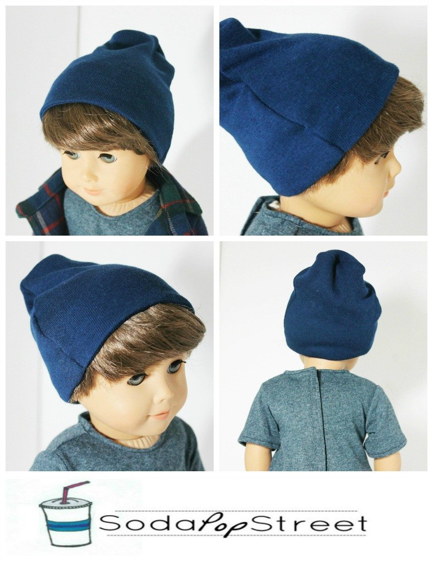 Boys Tee and Beanie 18" Doll Clothes Pattern