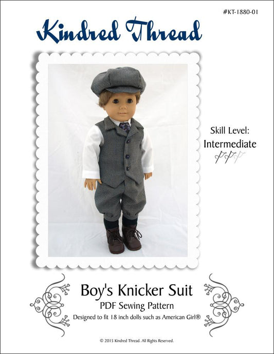 Boy's Knicker Suit 18" Doll Clothes