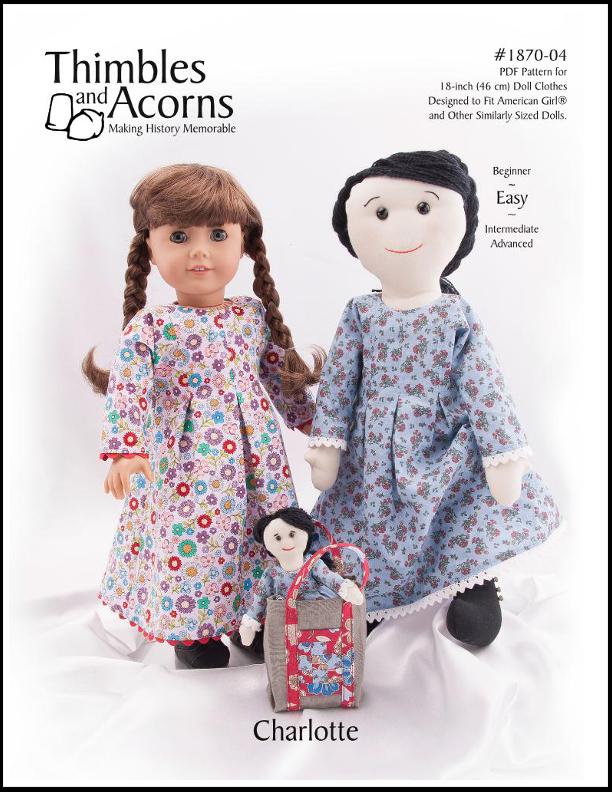 Charlotte 18" Cloth Doll Pattern