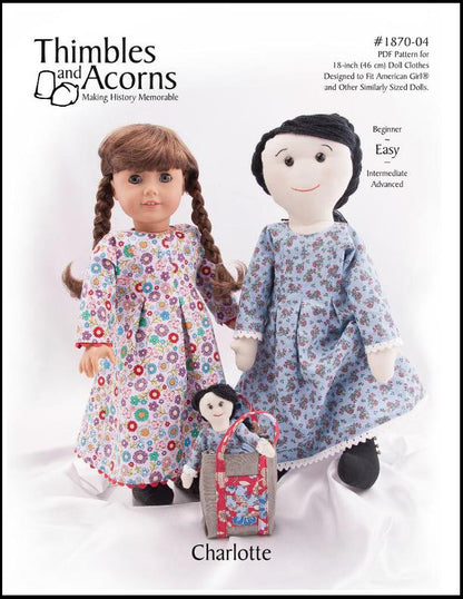 Charlotte 18" Cloth Doll Pattern