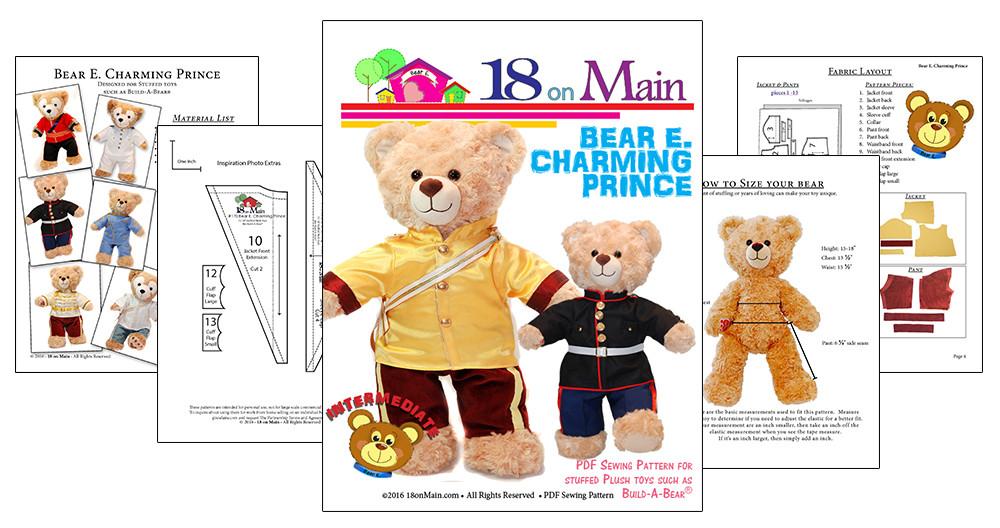 Bear E. Charming Prince Pattern for Build-A-Bear Dolls